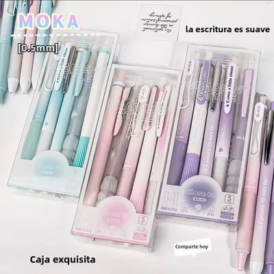 Lapiceras gradient style x 5 unid