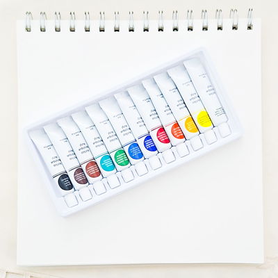 Pintura acrilica x 12 unid 