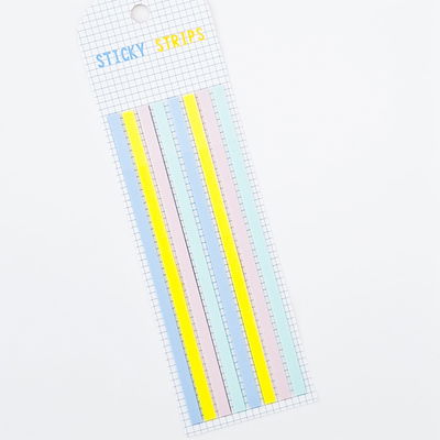 notas para subrayar pastel