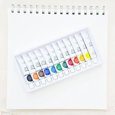 Pinturas acuarelables x 12 unid