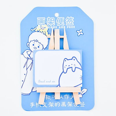 Notas adhesivas + atril