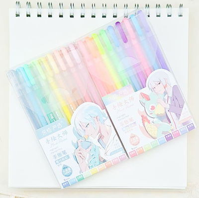 lapiceras de colores x 9 unid