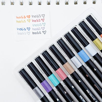 Marcadores metalicos x 10 unid 