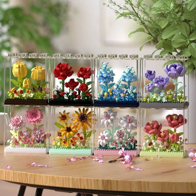 Lego de flores con capsula