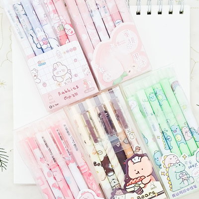 Lapicera de gel kawaii x 6 unid