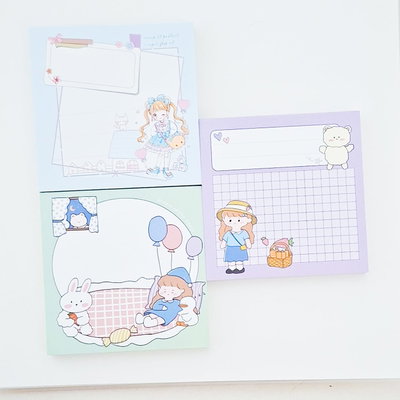 Block de hojas kawaii