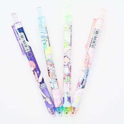 lapicera anime x 4 unid