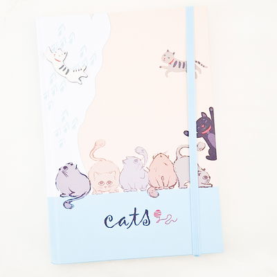 Cuaderno tapa dura michis 