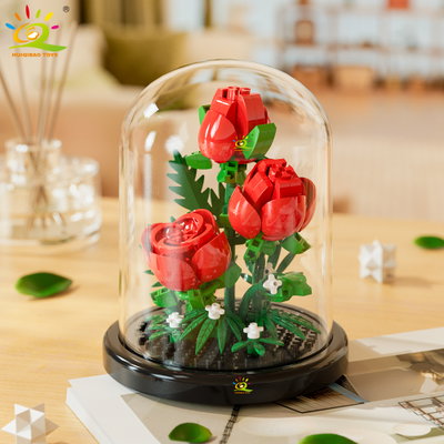 Lego rosas con capsula