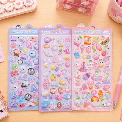 Stickers kawaii 3D