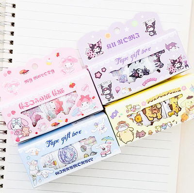 Cajita de stickers x 4 unid 