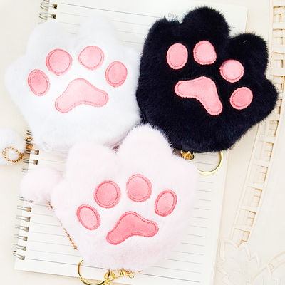 Llavero monedero patita de michi