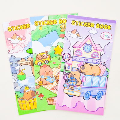 Libro de stickers capybara 