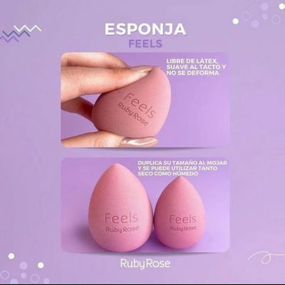 Esponjitas ruby rose 
