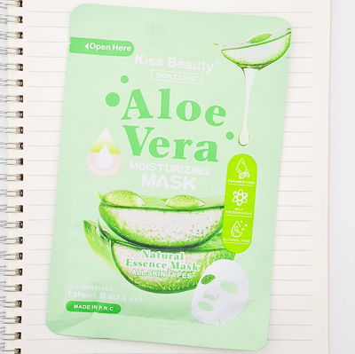 Mascarilla aloe vera kiss beauty 