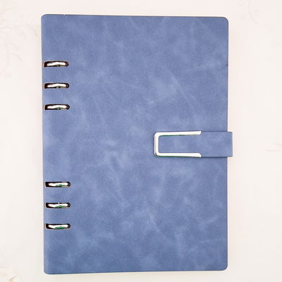 Binder A5 de 6 anillos azul