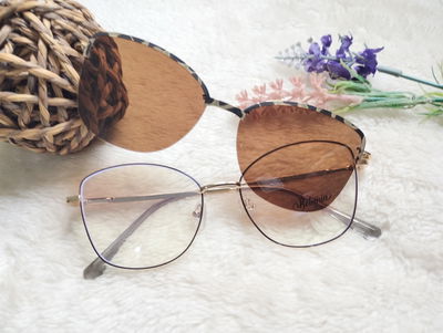 CLIP ON 2 EN 1 METAL DAMA MOD. AIDA