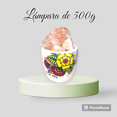 Lámpara de sal de 500g  tacita china