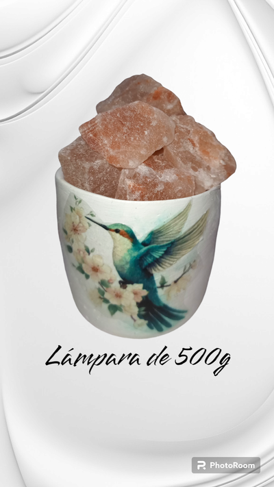 Lámpara de sal de 500g  tacita china