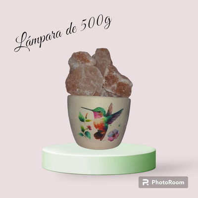 Lámpara de sal de 500g  tacita china
