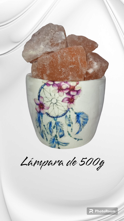Lámpara de sal de 500g  tacita china