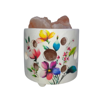 Lámpara de sal de 800g calada