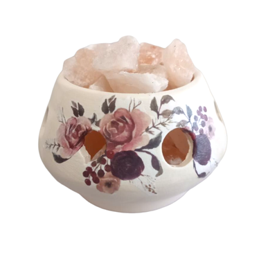 Lámpara de sal de 800g calada