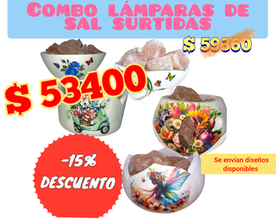 Combo lámparas surtidas