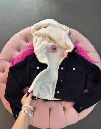 Campera Eri Jean negro 