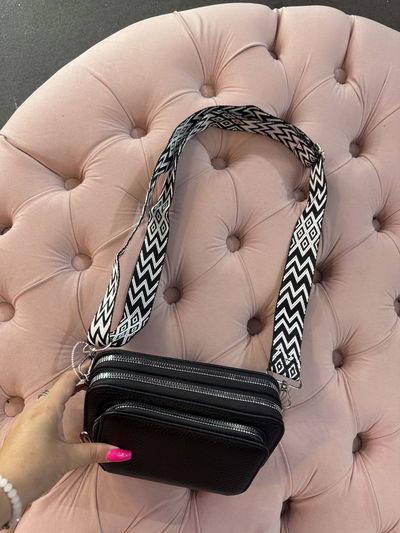 Bandolera porta celu billetera