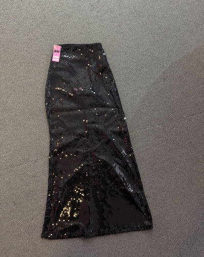 Pollera beyonce lentejuelas brillo culote 