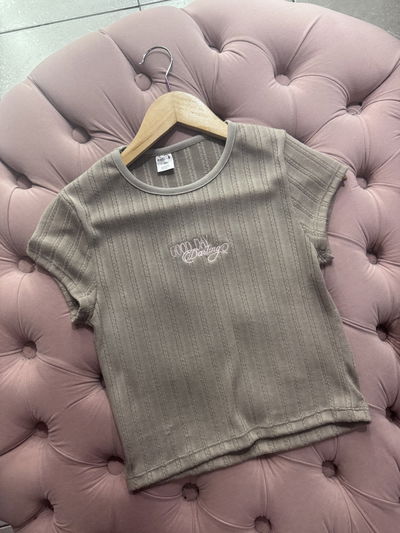 Reme hilo bordada visón