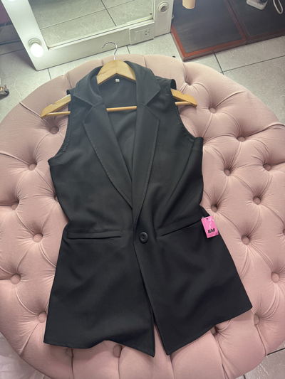 Chaleco sastrero negro