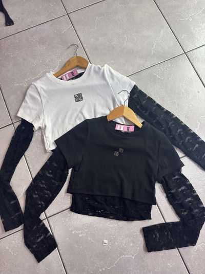 Reme superpuesta encaje 