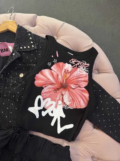 Top flor musculosa 