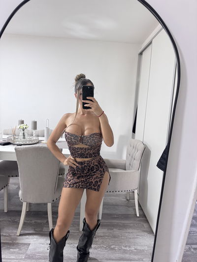 Set animal print lycra