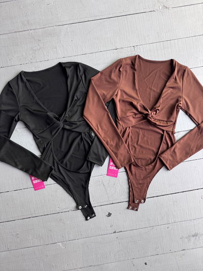 Body nudo manga larga lycra 