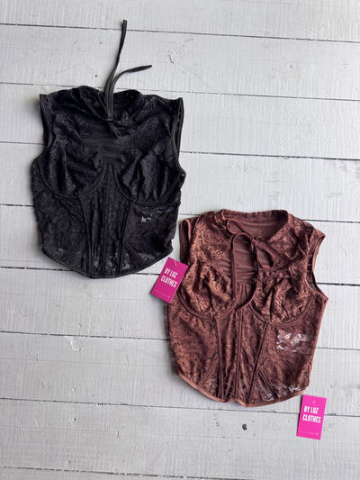 Corset para atar en el cuello 