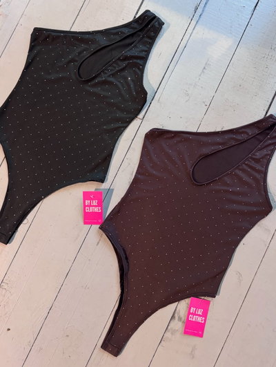 Body asimétrico lycra 