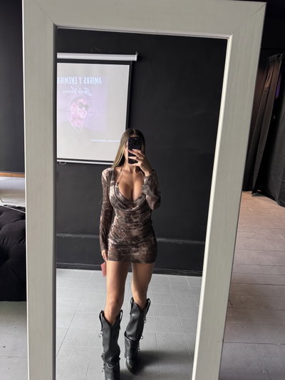 Vestido de tul + corpi 