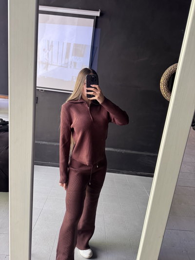 Conjunto de hilo importado oversize