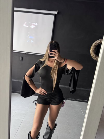 Catsuit frunce a los costados 