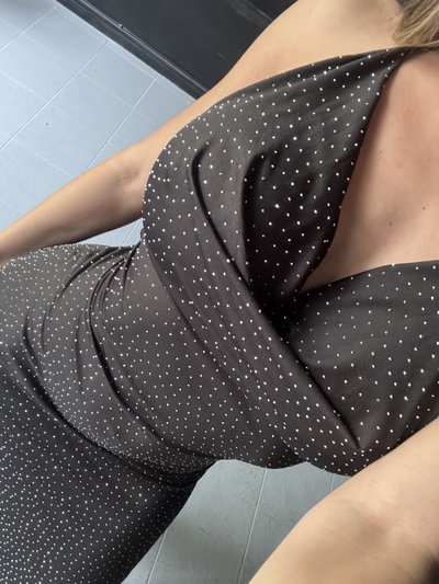 Vestido strass lycra 