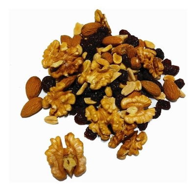 Mix de frutos secos (Nueces, pasas de uva, Almendras, Mani) x 200g