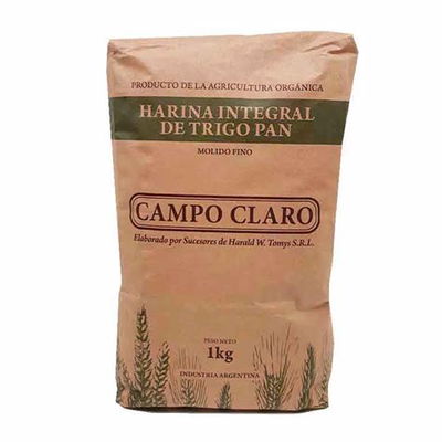 Harina Integral Organica Campo Claro x 500g