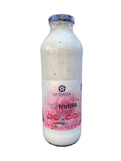 Yogur entero de Frutilla La Choza x 500ml
