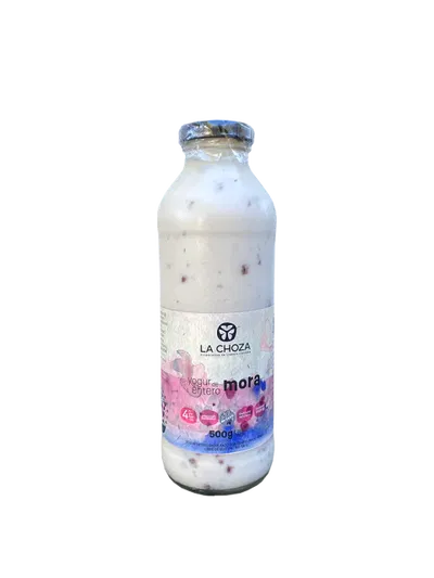 Yogur entero de Mora La Choza x 500ml