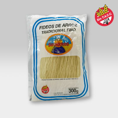 Fideos Soy Arroz Tradicionales FINO de Arroz x 300g