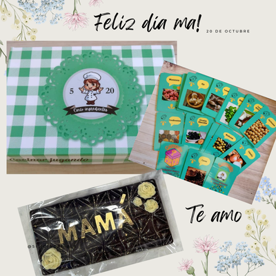 COMBO MAMÁ - Recetario + chocolate Mamá