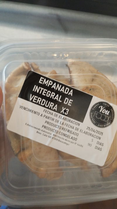 Empanda de Verdura x 3u